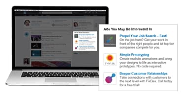 LinkedIn text ads
