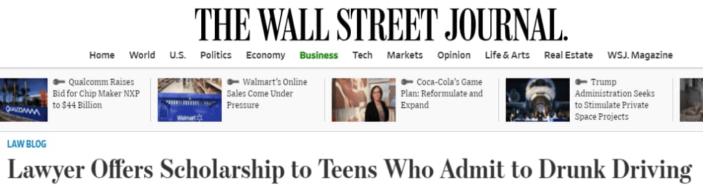 Wall Street Journal - Local SEO